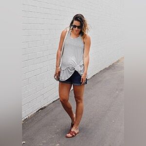 Under belly maternity Jean shorts by Isabel Maternity